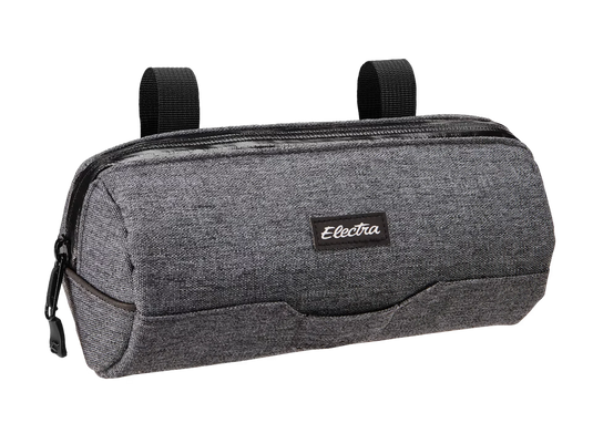Electra Reflective Charcoal Cylinder Handlebar Bike Bag