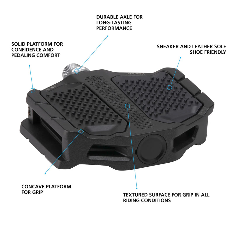 Load image into Gallery viewer, Shimano Pd-EF205 Flat Pedal W/Friction Plate