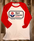 Red Clover Bikes Baseball T Front