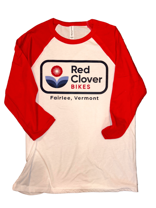 Red Clover Bikes Baseball T Front