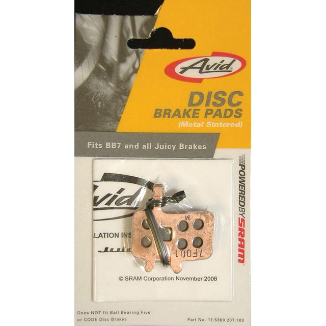Avid BB7 Metallic Disc Brake Pads at Red Clover Bikes